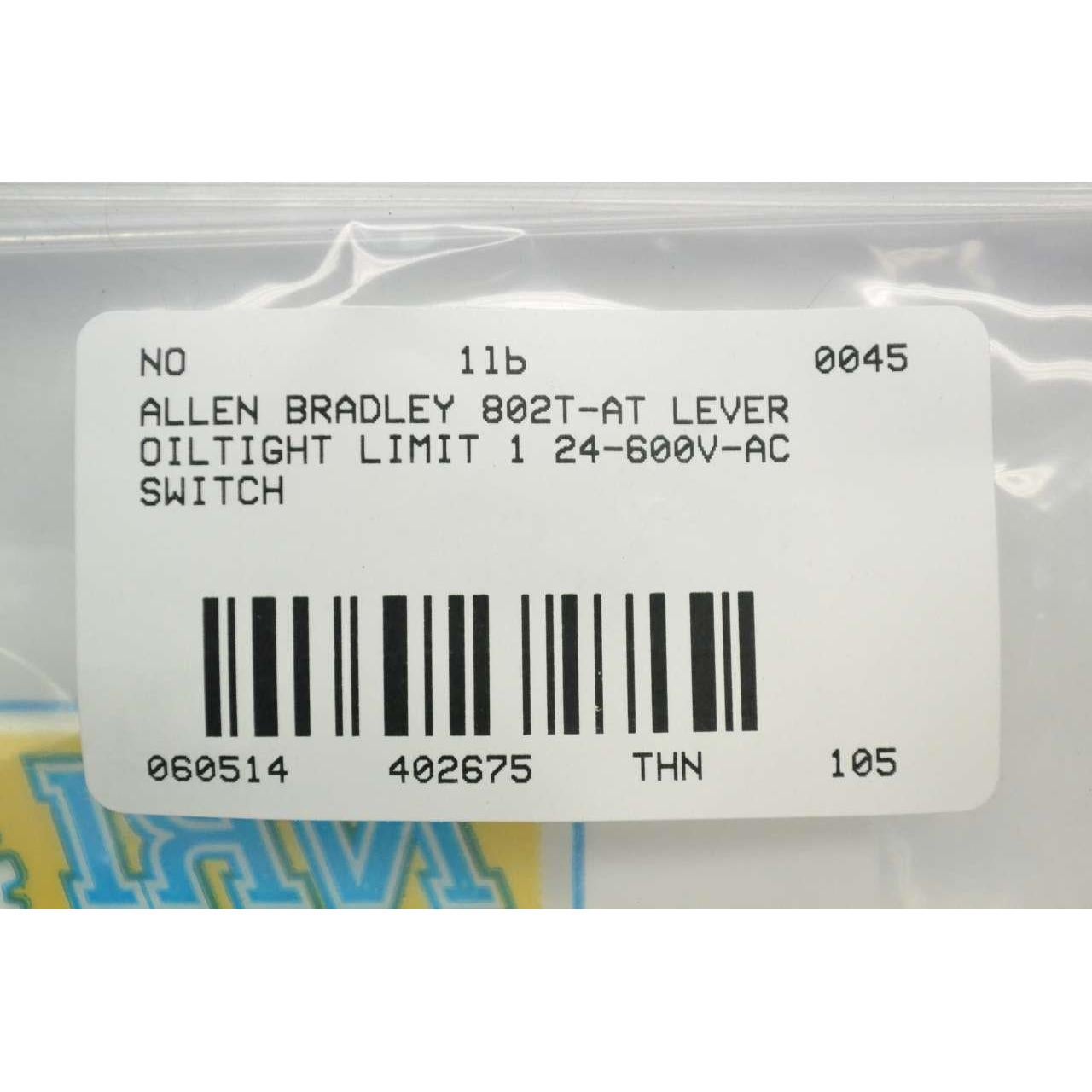 Interruptor de Límite Allen Bradley 802T-AT Oiltight 10A