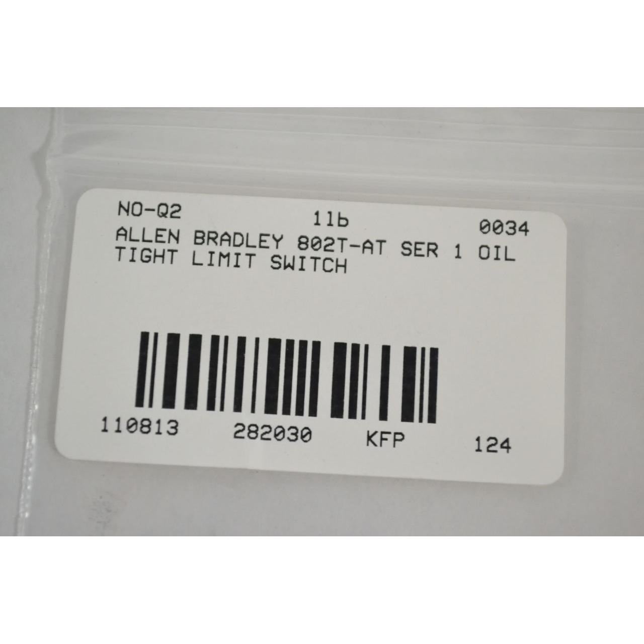Interruptor de Límite Allen Bradley 802T-AT Oiltight 10A