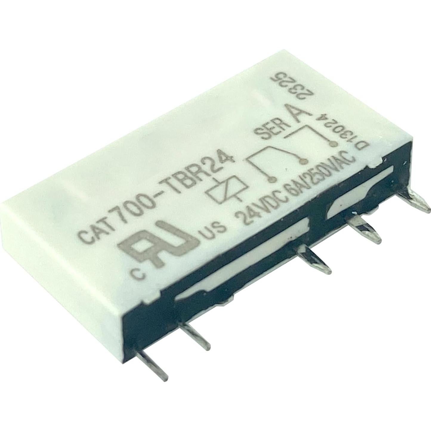 Paquete de 15 Relés Sonzrod CAT700-TBR24 24VDC 6A 5-Pin