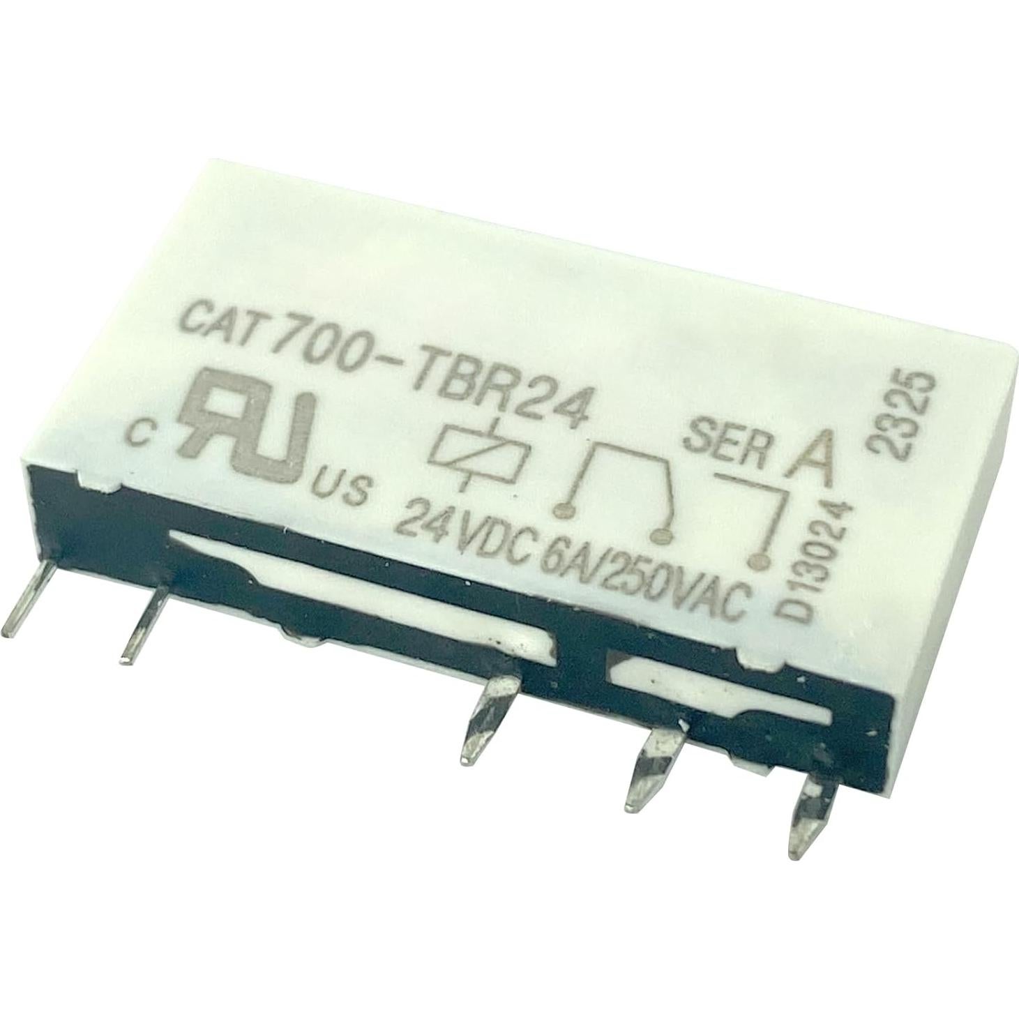 Paquete de 15 Relés Sonzrod CAT700-TBR24 24VDC 6A 5-Pin