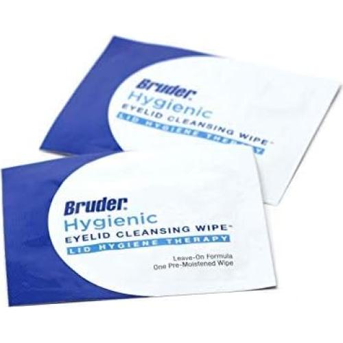 Toallitas de Limpieza de Párpados Bruder Hipoalergénicas - 30 Unidades
