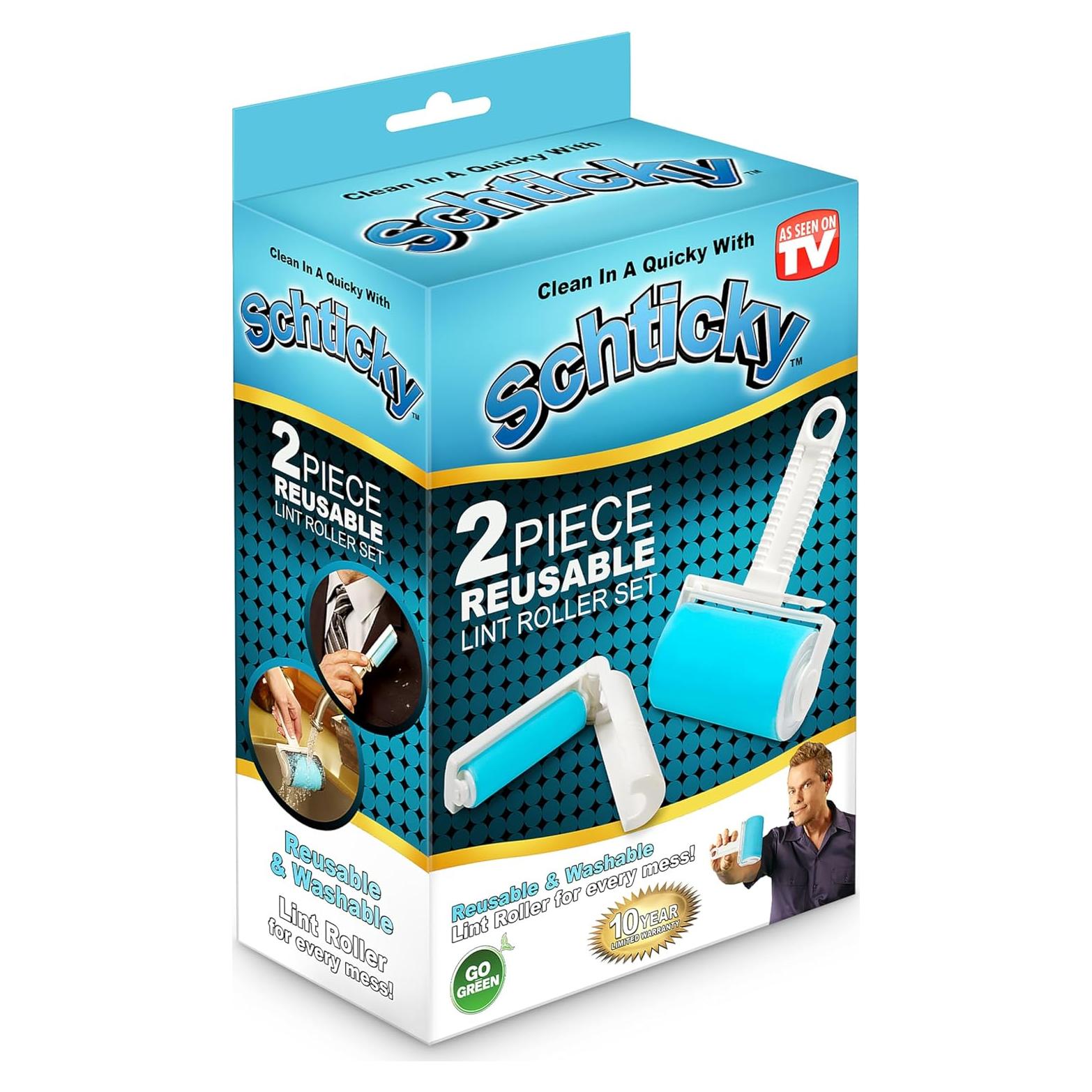 Juego de Rodillos Adhesivos Schticky 2 Piezas Lavables