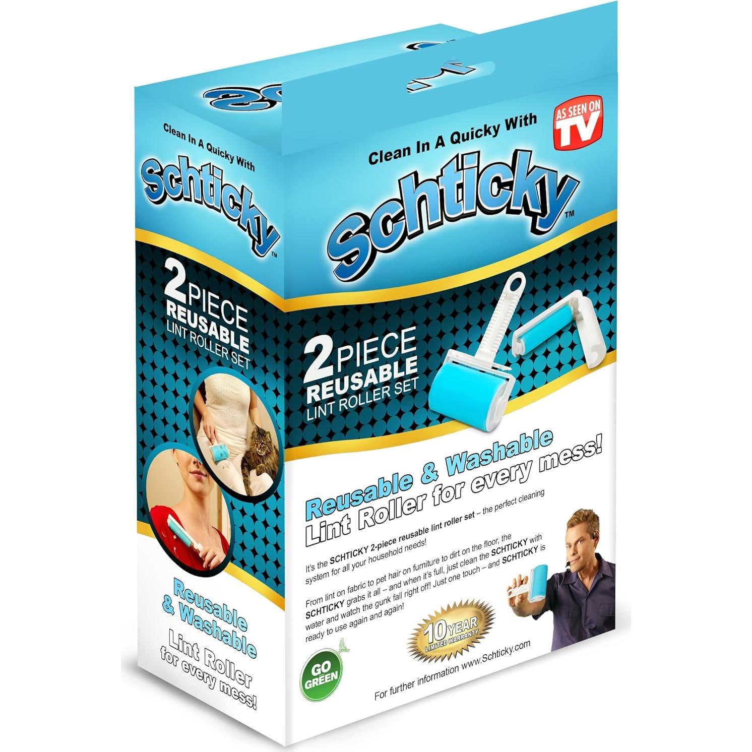 Juego de Rodillos Adhesivos Schticky 2 Piezas Lavables