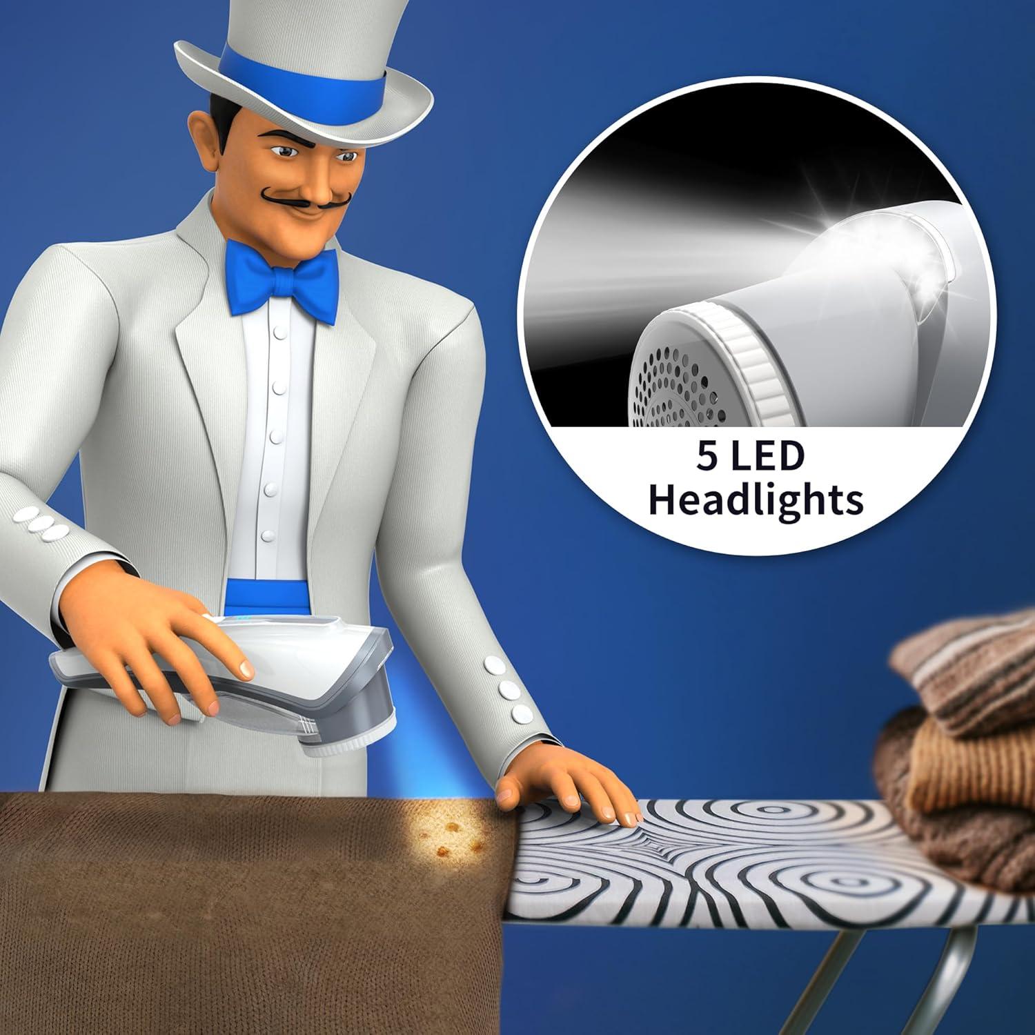 Quitapelusas Eléctrico MR.SIGA Recargable 2 Velocidades LED