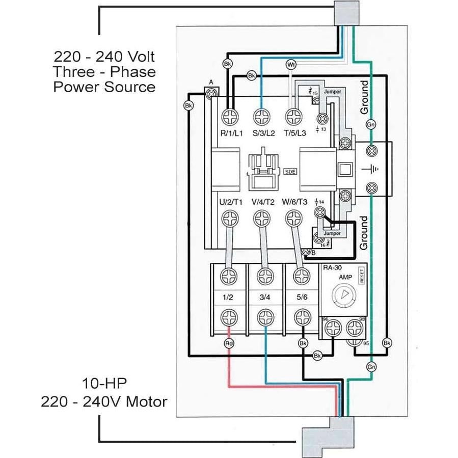 Interruptor Magnético 3 Fases Big Horn 18839 220-240V 10HP