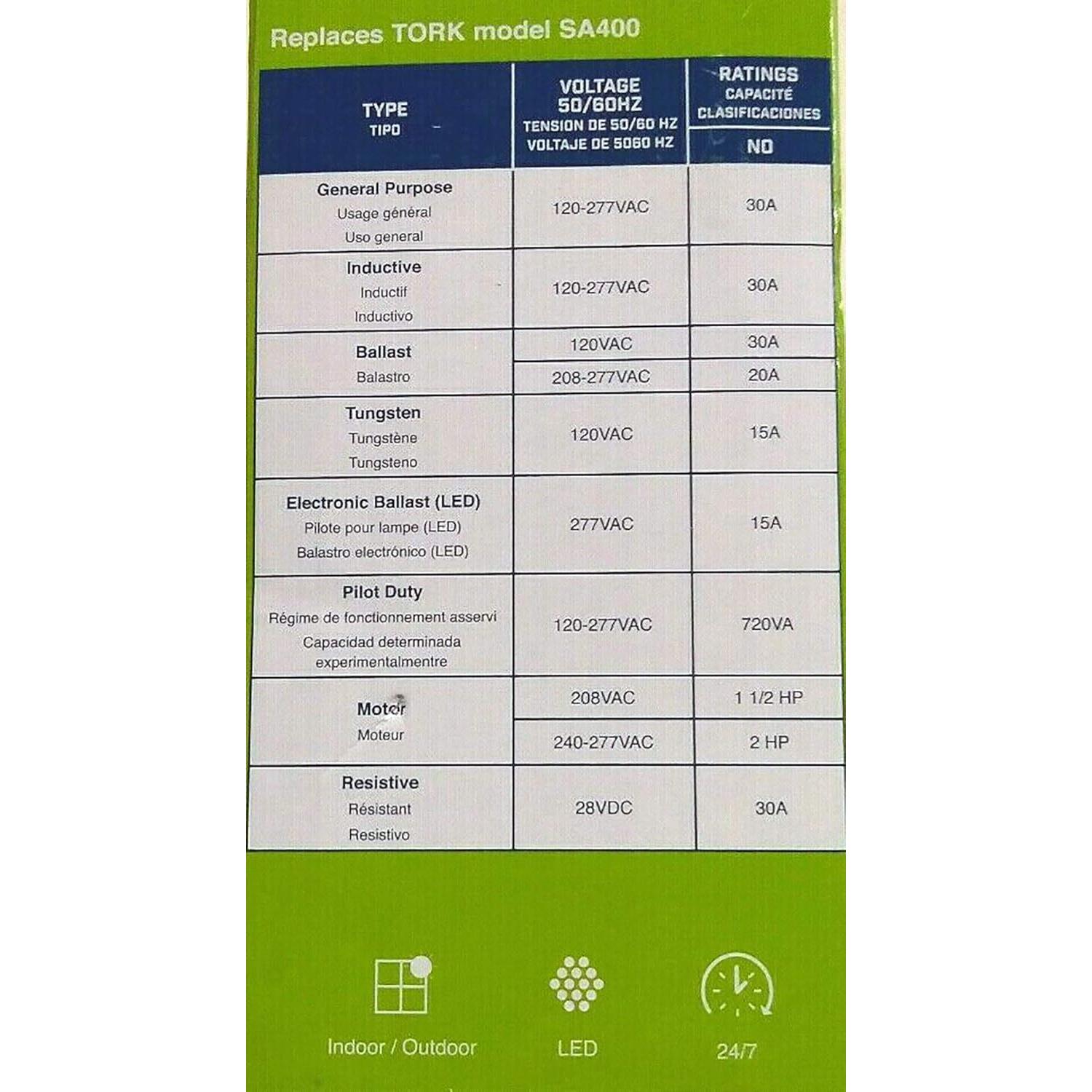Temporizador Digital NSi EWZ103 7 Días 40A 2HP NEMA-3R