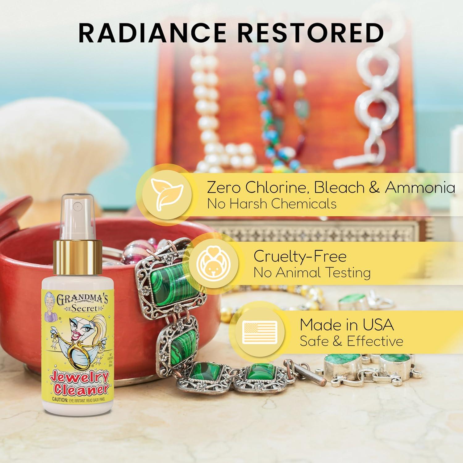Limpiador de Joyería de la Abuela - 85 ml - Libre de Tóxicos