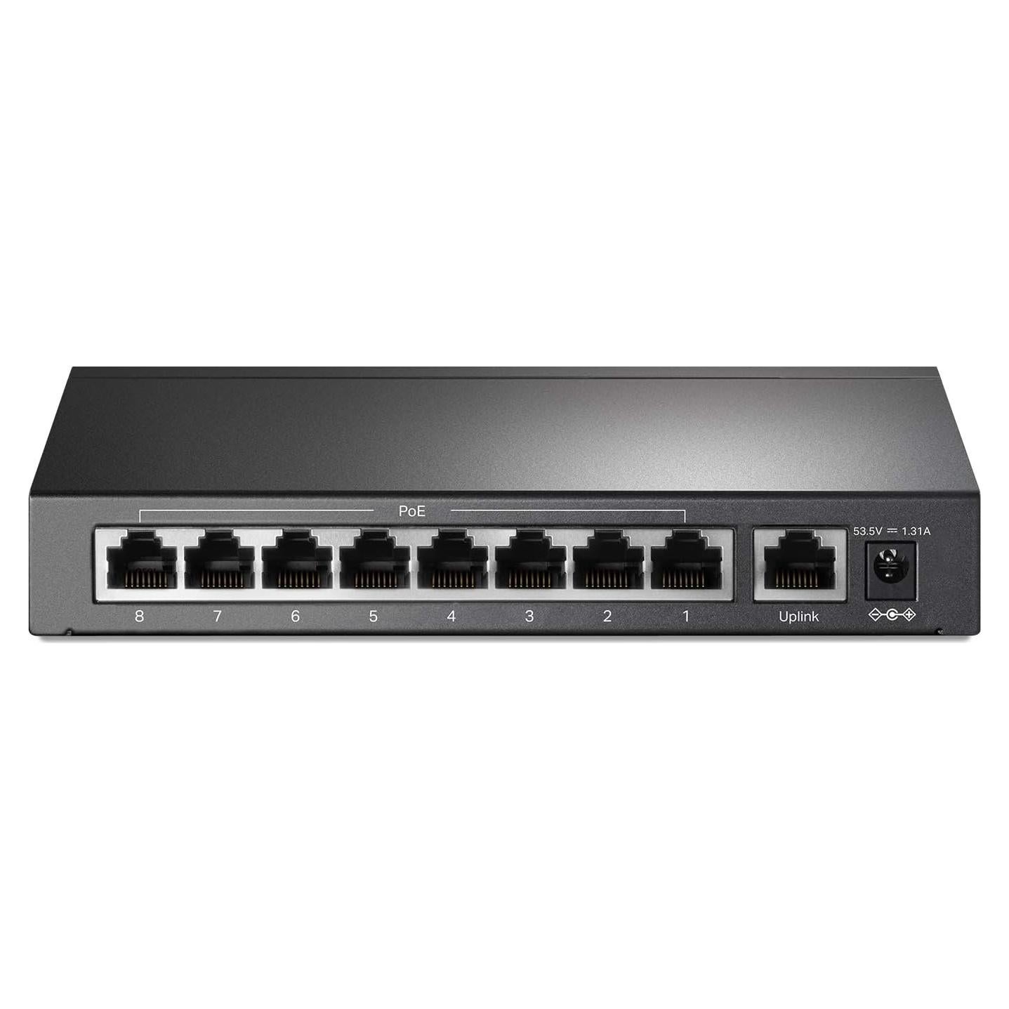 Switch Ethernet TP-Link TL-SF1009P 9 Puertos 10/100Mbps PoE+