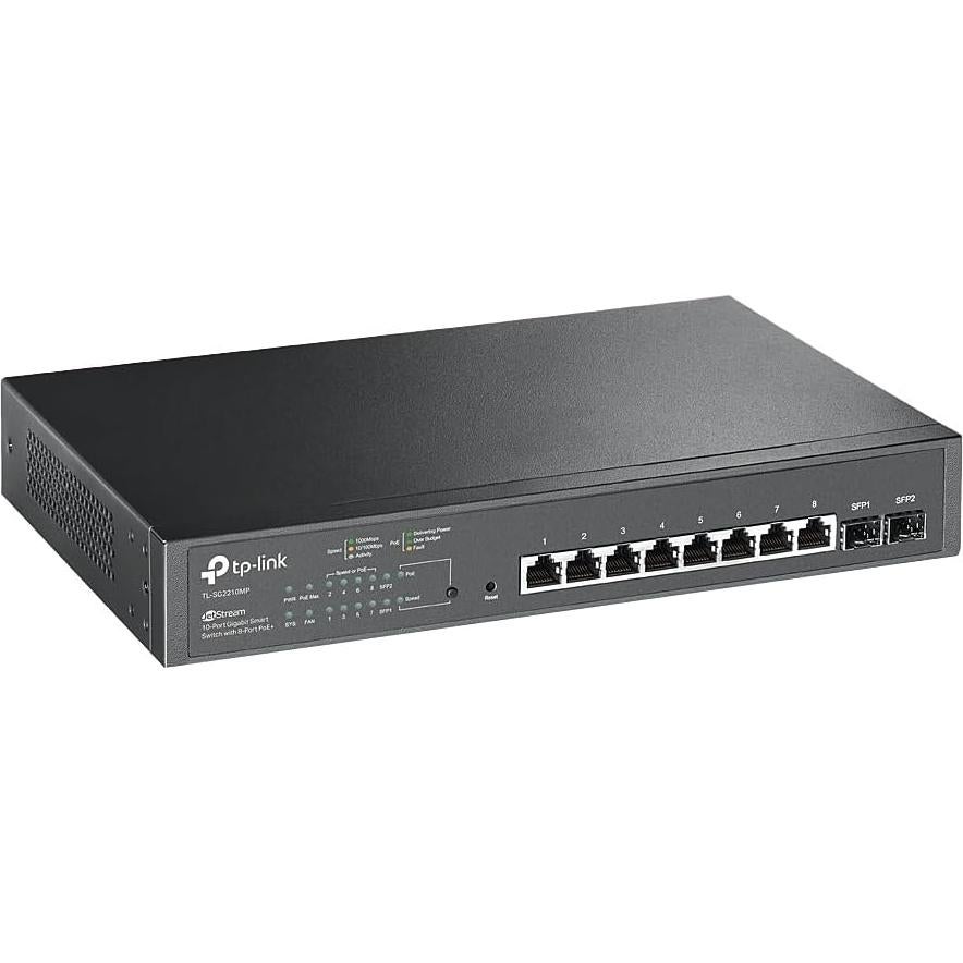 Switch TP-Link TL-SG2210MP 10 Puertos Gigabit PoE+ 150W