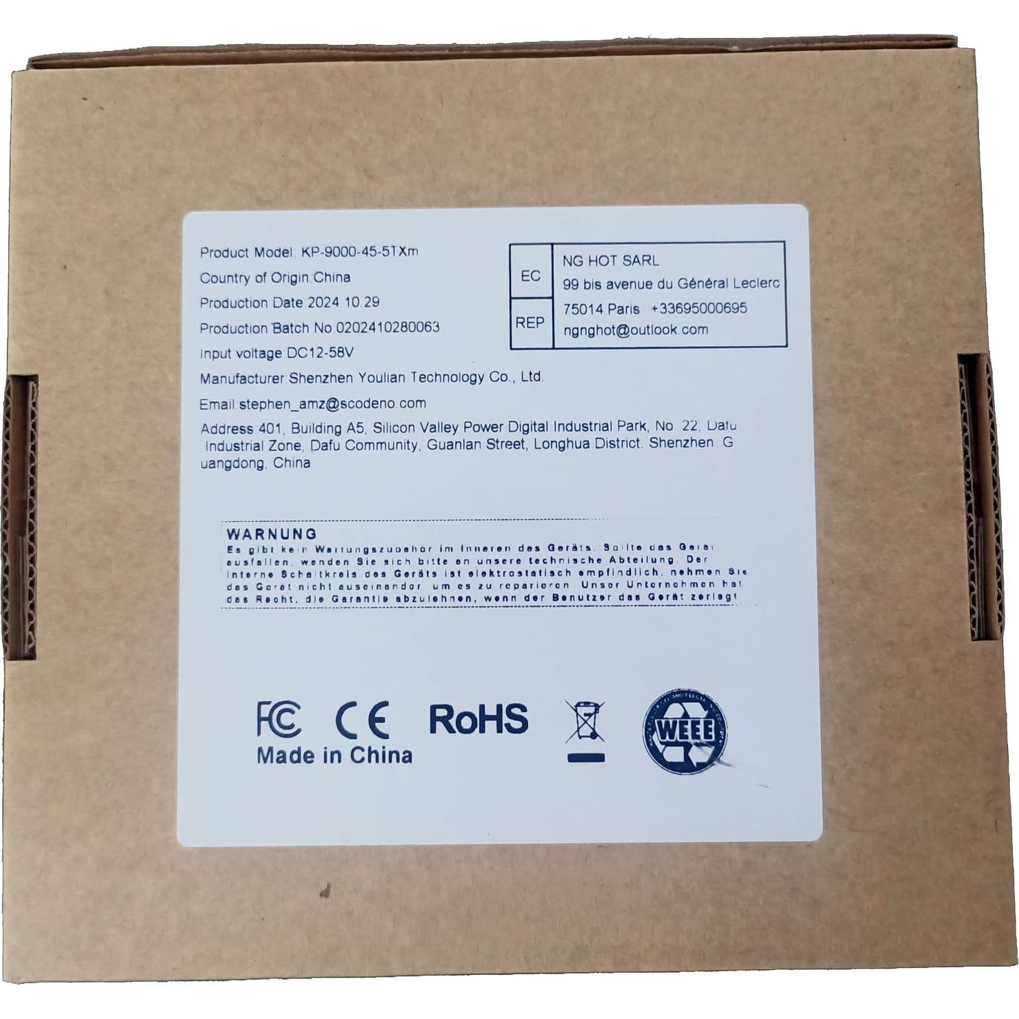 Conmutador Ethernet Industrial 5 Puertos keepLiNK IP40