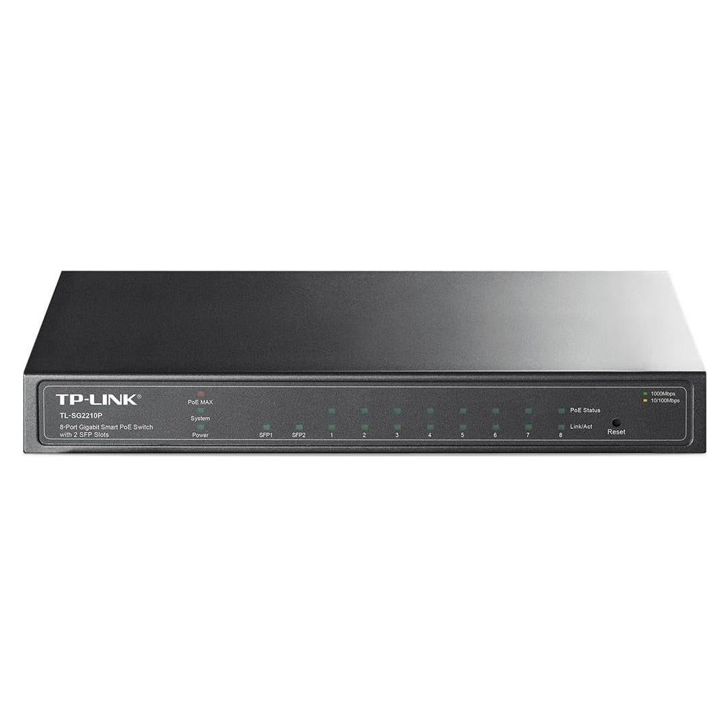 Switch PoE Inteligente TP-Link TL-SG2210P 8 Puertos Gigabit