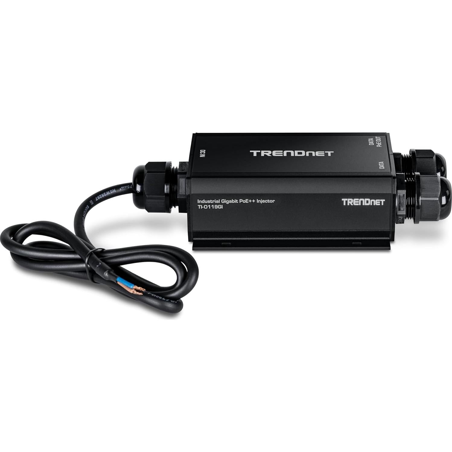 Inyector PoE++ Gigabit TRENDnet TI-O119GI IP67 95W