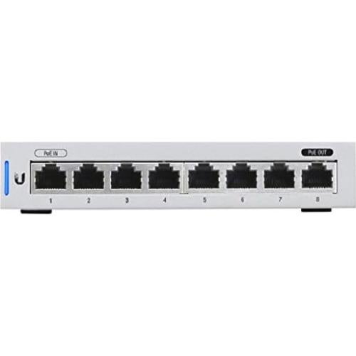 Interruptor Gigabit Ubiquiti US-8 PoE 8 Puertos 430g