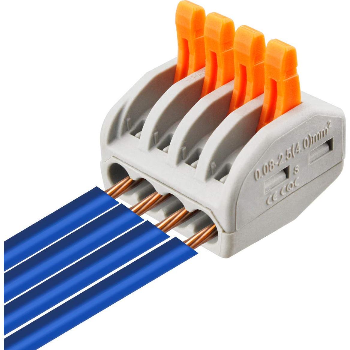 Conectores Eléctricos de Palanca XHF 115 PCS 28-12 AWG