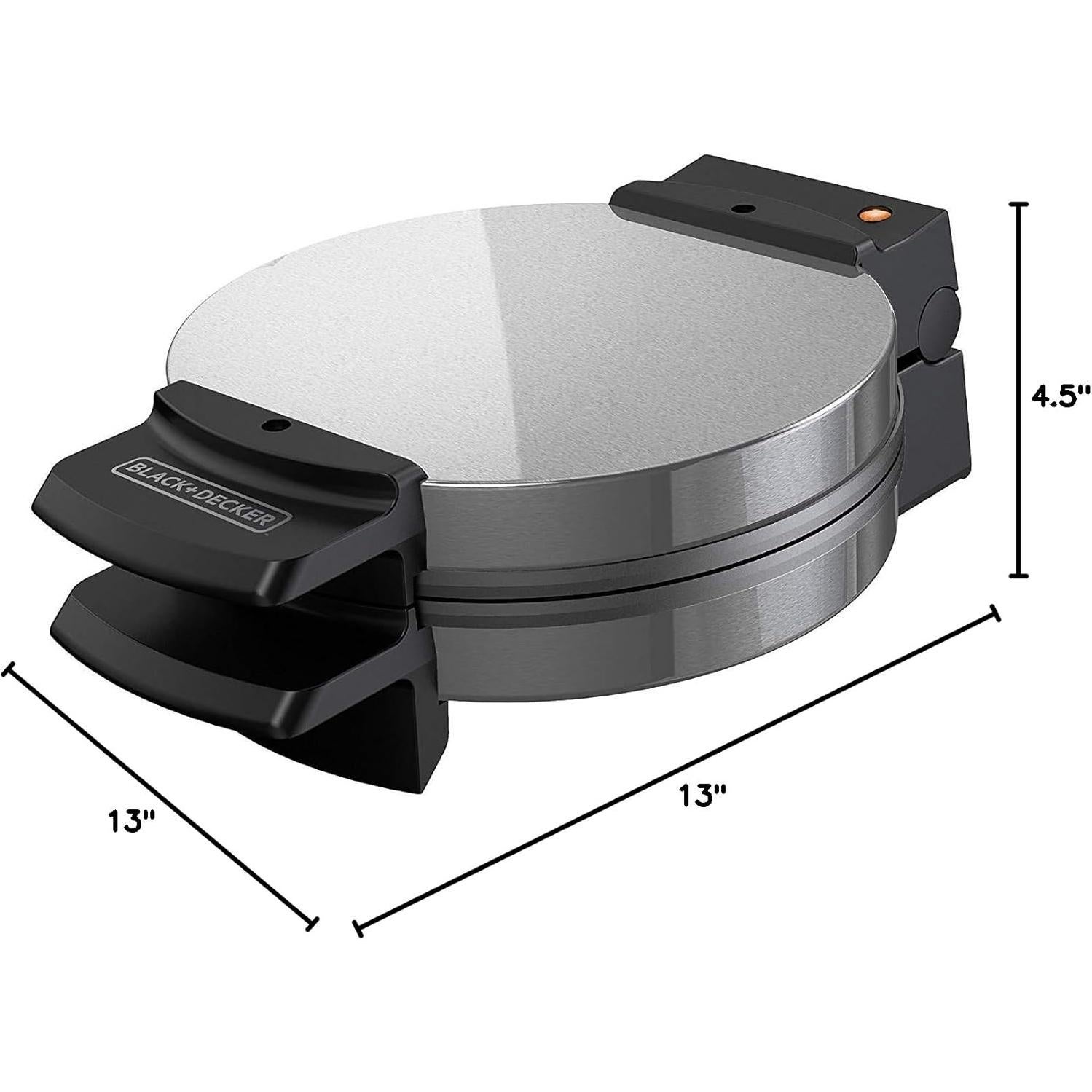 Máquina de Waffles Tradicional BLACK+DECKER WMB500 Acero Inoxidable