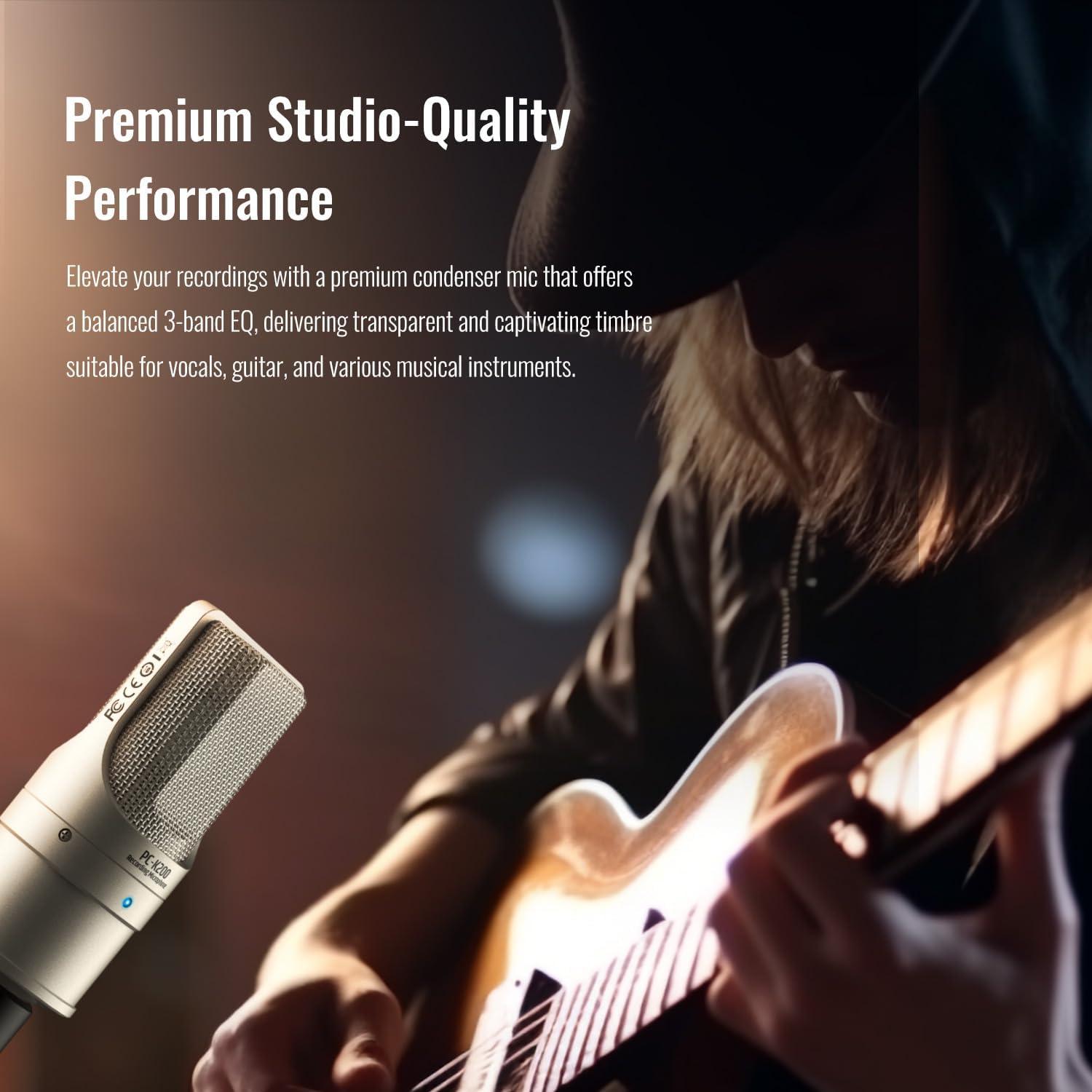 Micrófono TAKSTAR PC-K200 II cardioide para grabación