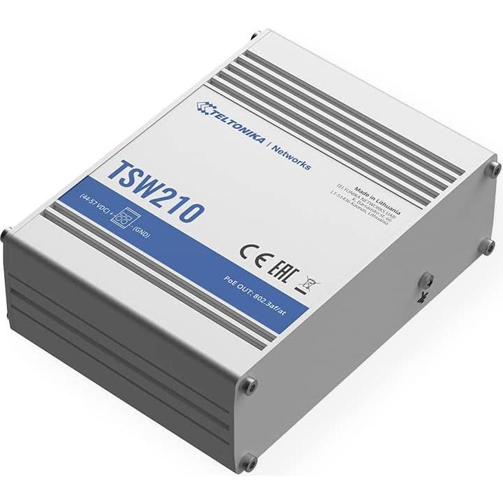 Interruptor Industrial Teltonika TSW210, 8 Puertos Ethernet, 2 SFP