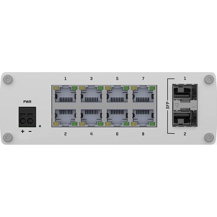 Interruptor Industrial Teltonika TSW210, 8 Puertos Ethernet, 2 SFP