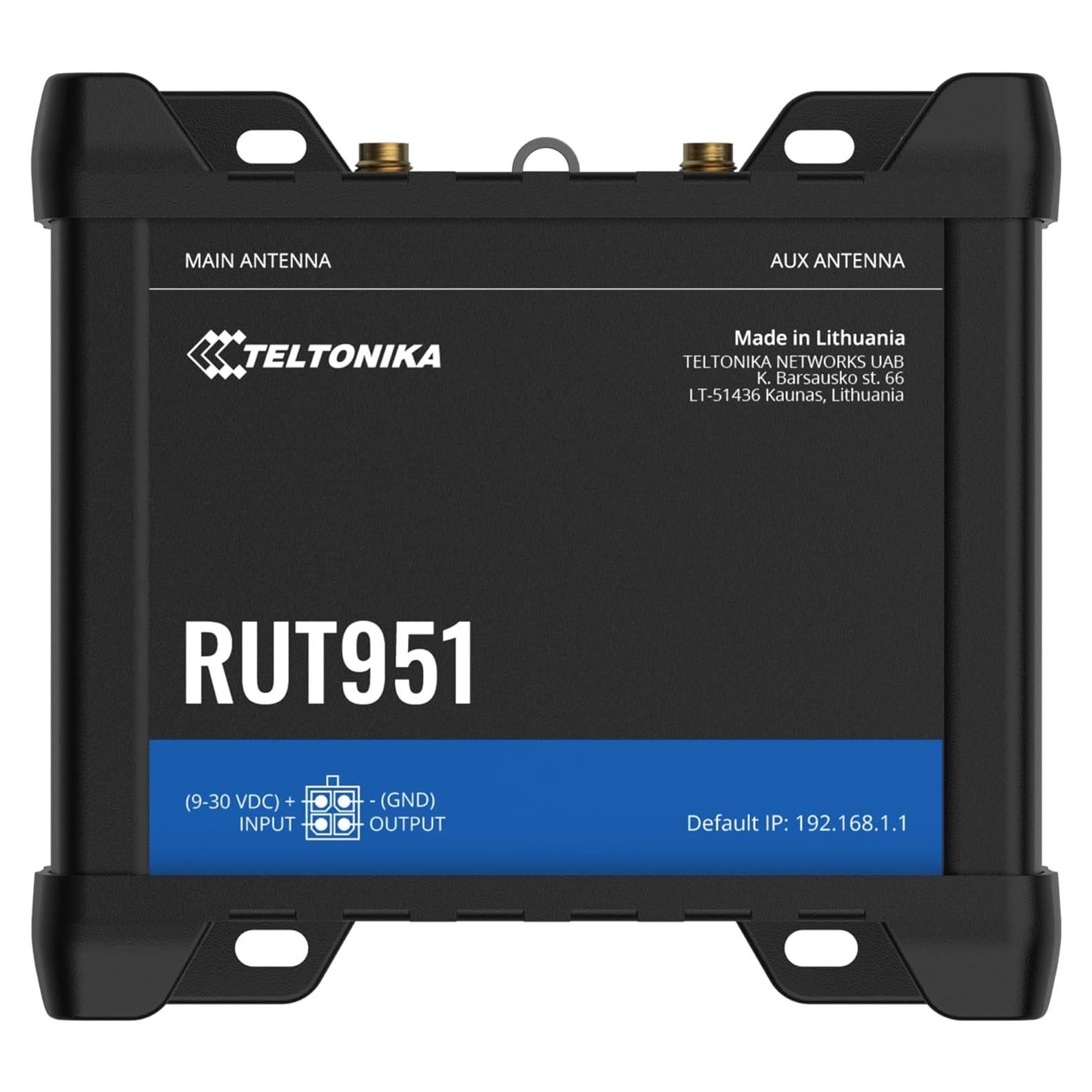 Enrutador 4G LTE Teltonika RUT951 Doble SIM Wi-Fi Ethernet