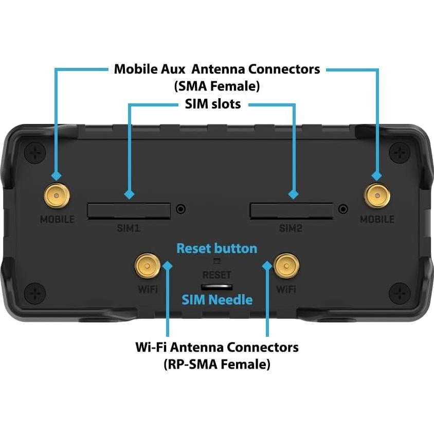 Router Industrial 4G LTE Teltonika RUT951 - Doble SIM, WiFi