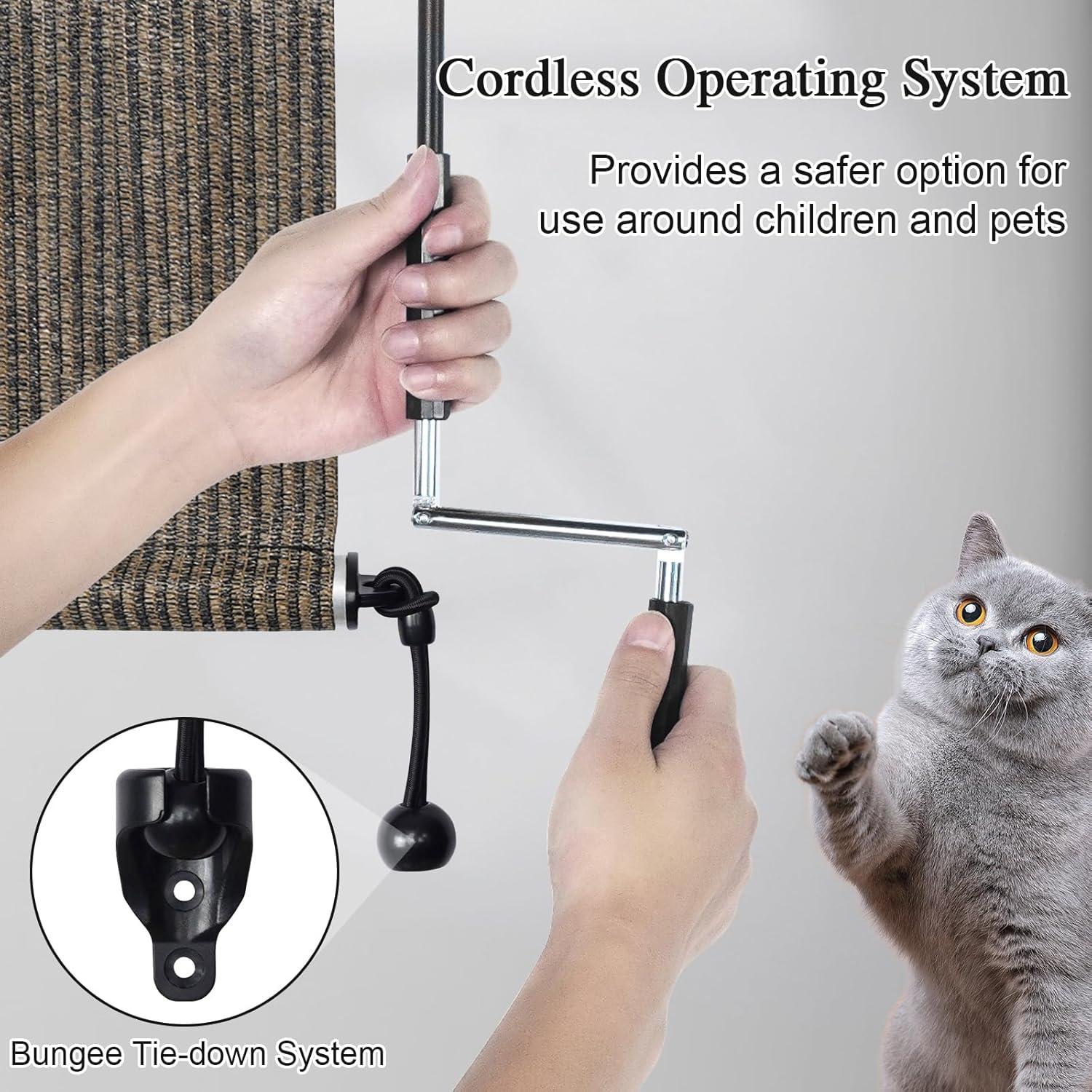 Persianas de Rodillo Amagenix 2.44m x 2.44m Mocha UV 90%