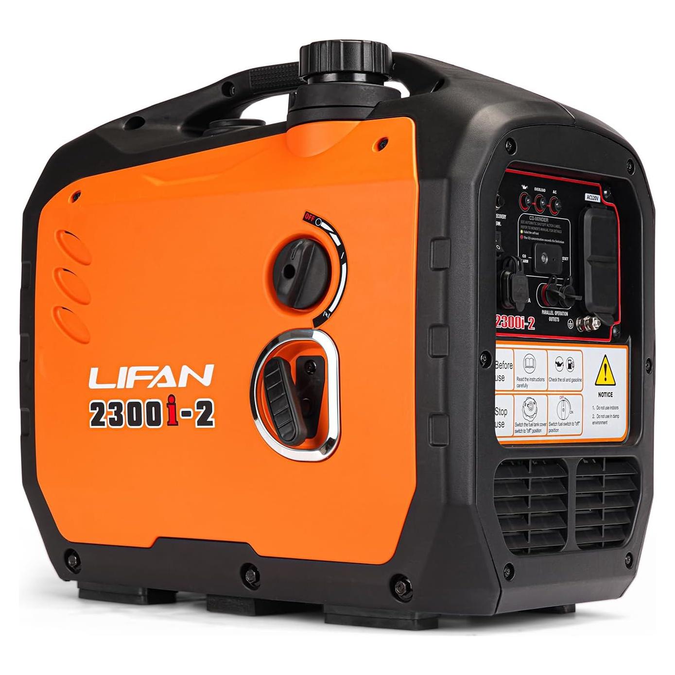 Generador Inversor Lifan 2300W Gasolina Silencioso Portátil