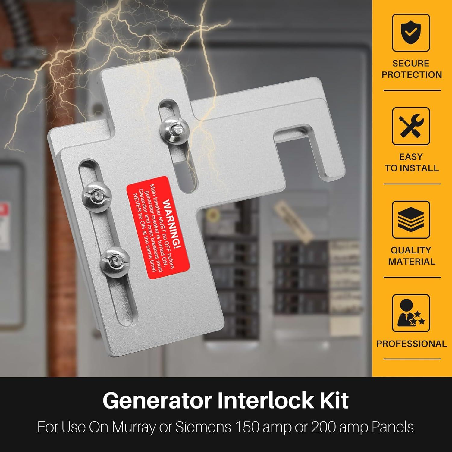 Kit de Bloqueo de Generador Inzizik SIEP2 para 150/200 Amperios