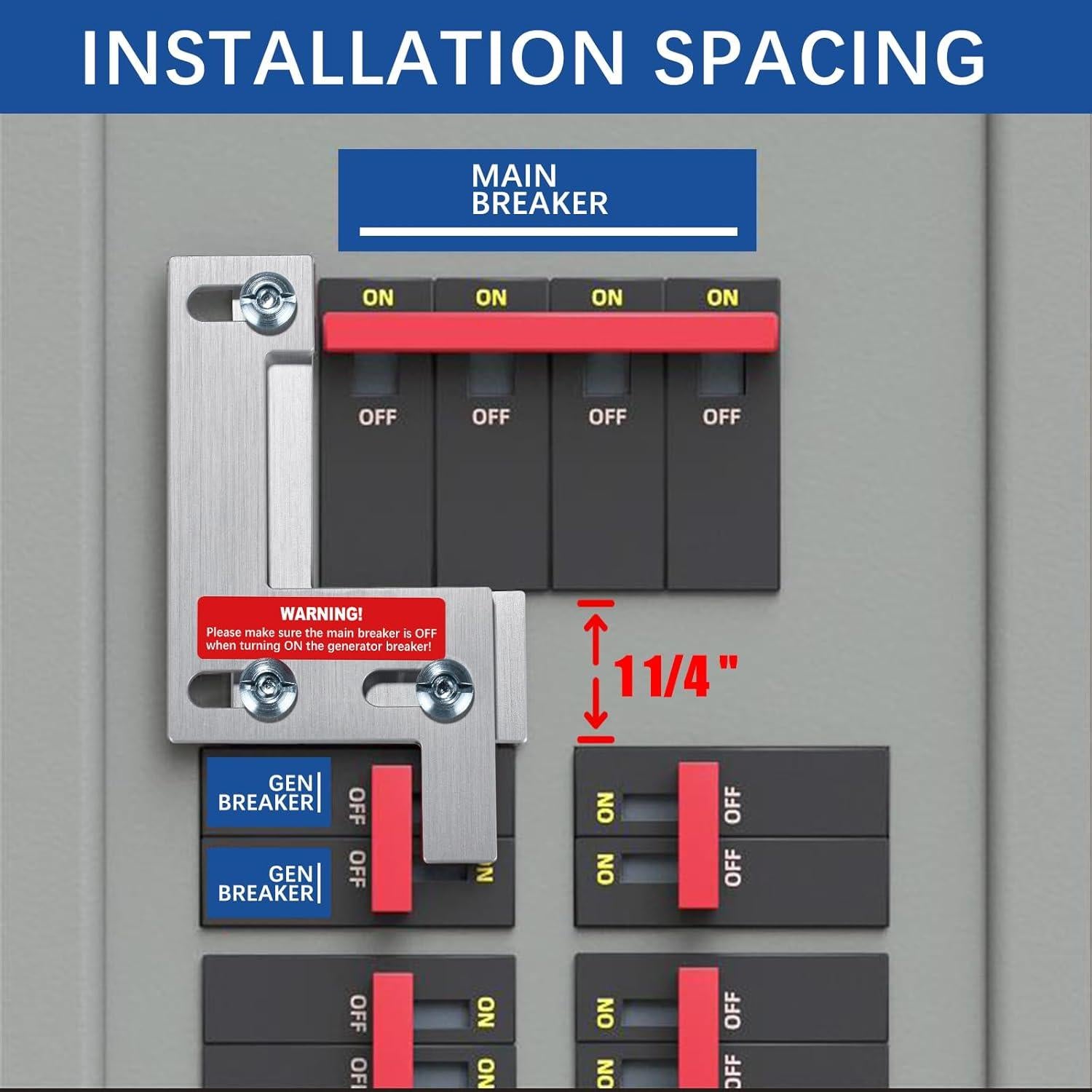 Kit de Bloqueo de Generador LATING para Paneles ITE 200A
