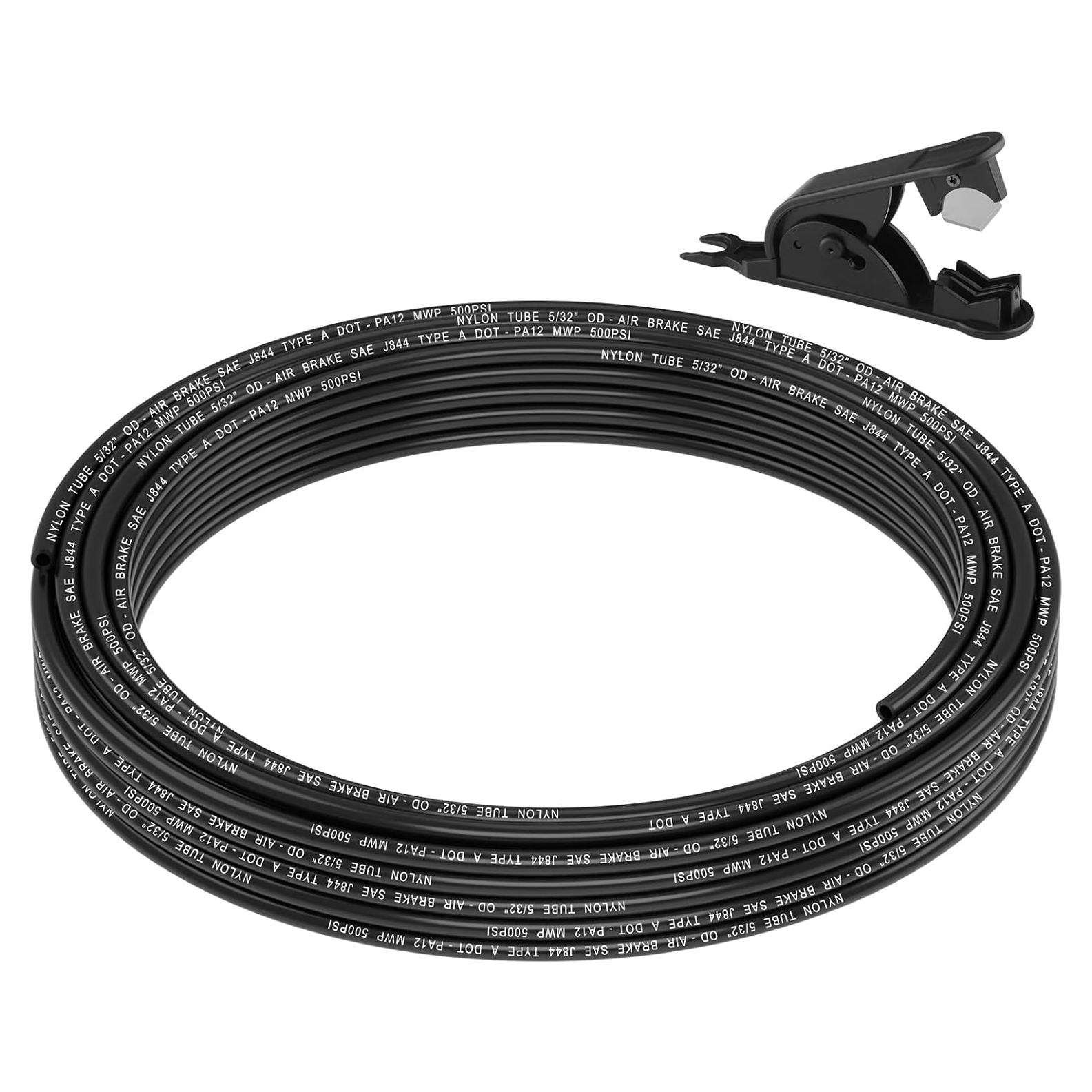 Manguera de Aire Boeray 5/32" OD Nylon 11m Aprobada DOT