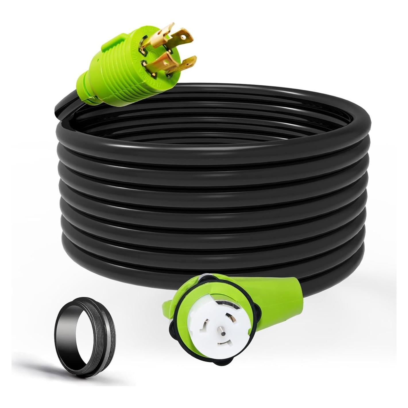 Cable de extensión generador 7.62m Huyang 30A a 50A NEMA