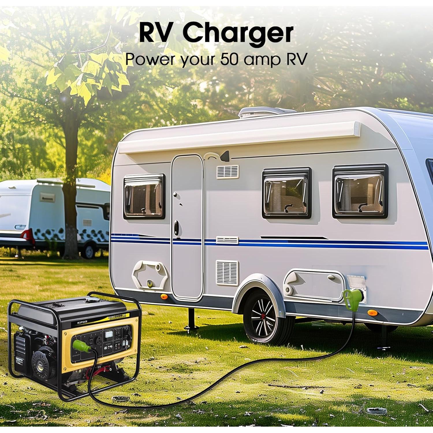 Cable de extensión generador 7.62m Huyang 30A a 50A NEMA