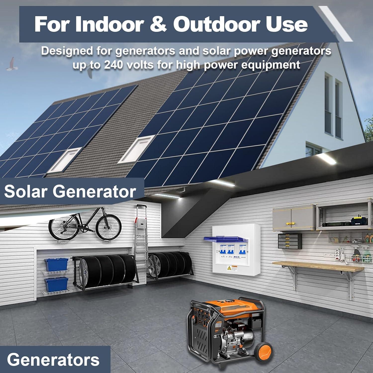 Interruptor de Transferencia Manual Sekelo 63A 120/240V