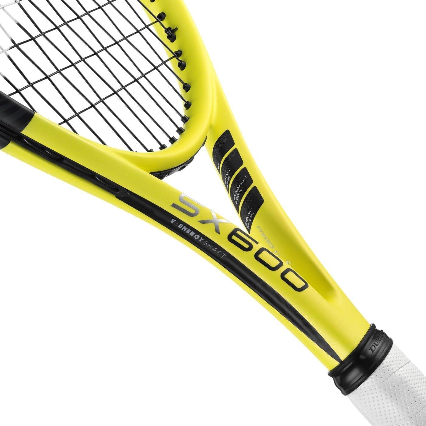 Raqueta de Tenis Dunlop Sports SX600 - Ligera y Maniobrable