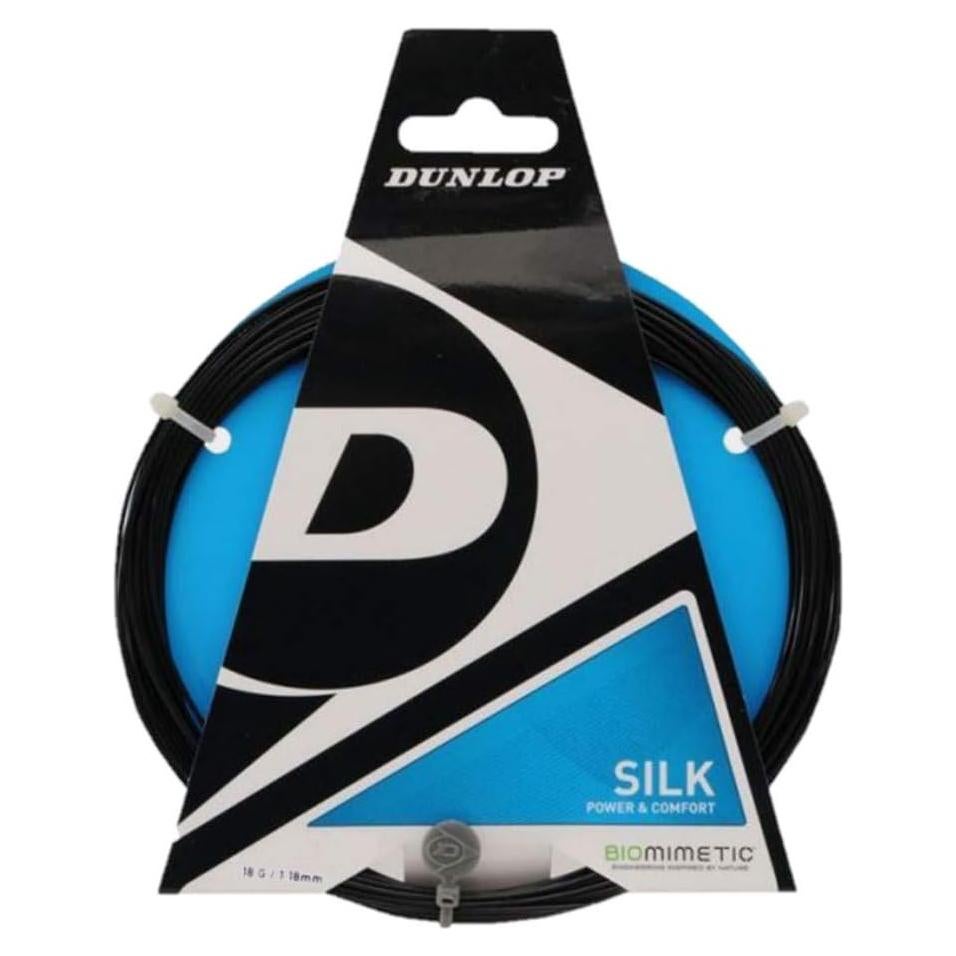 Cuerda de Tenis de Seda Dunlop Sports 18g 12.2m Negra