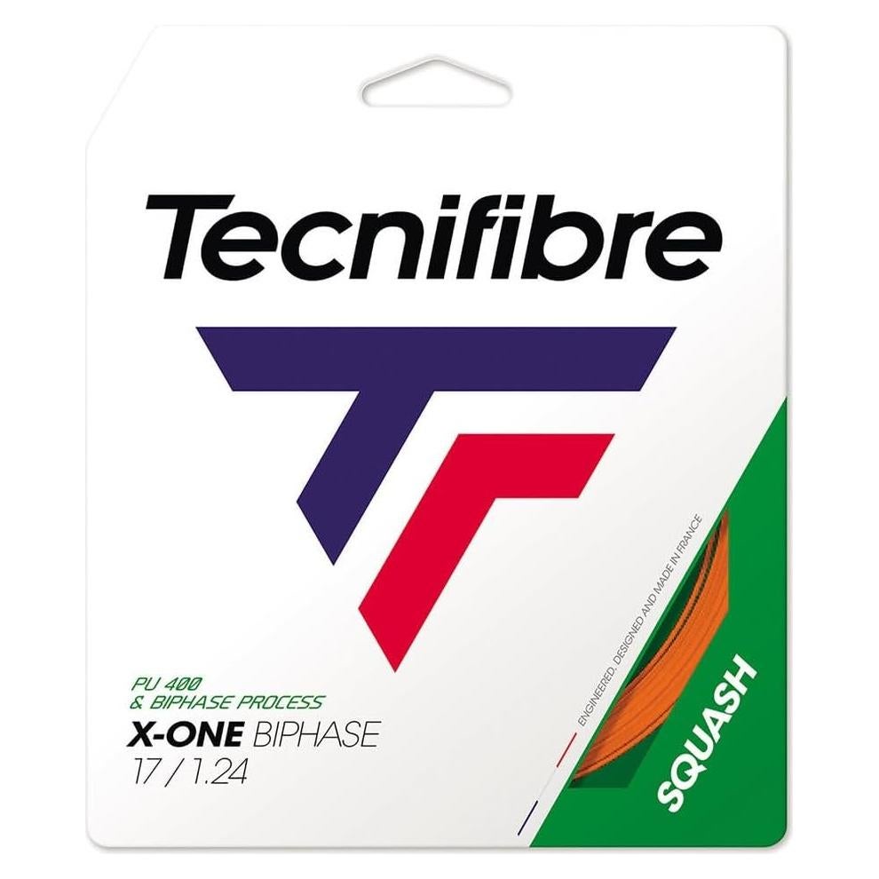 Cuerda de Squash Tecnifibre X-one Naranja 1.24mm 12m