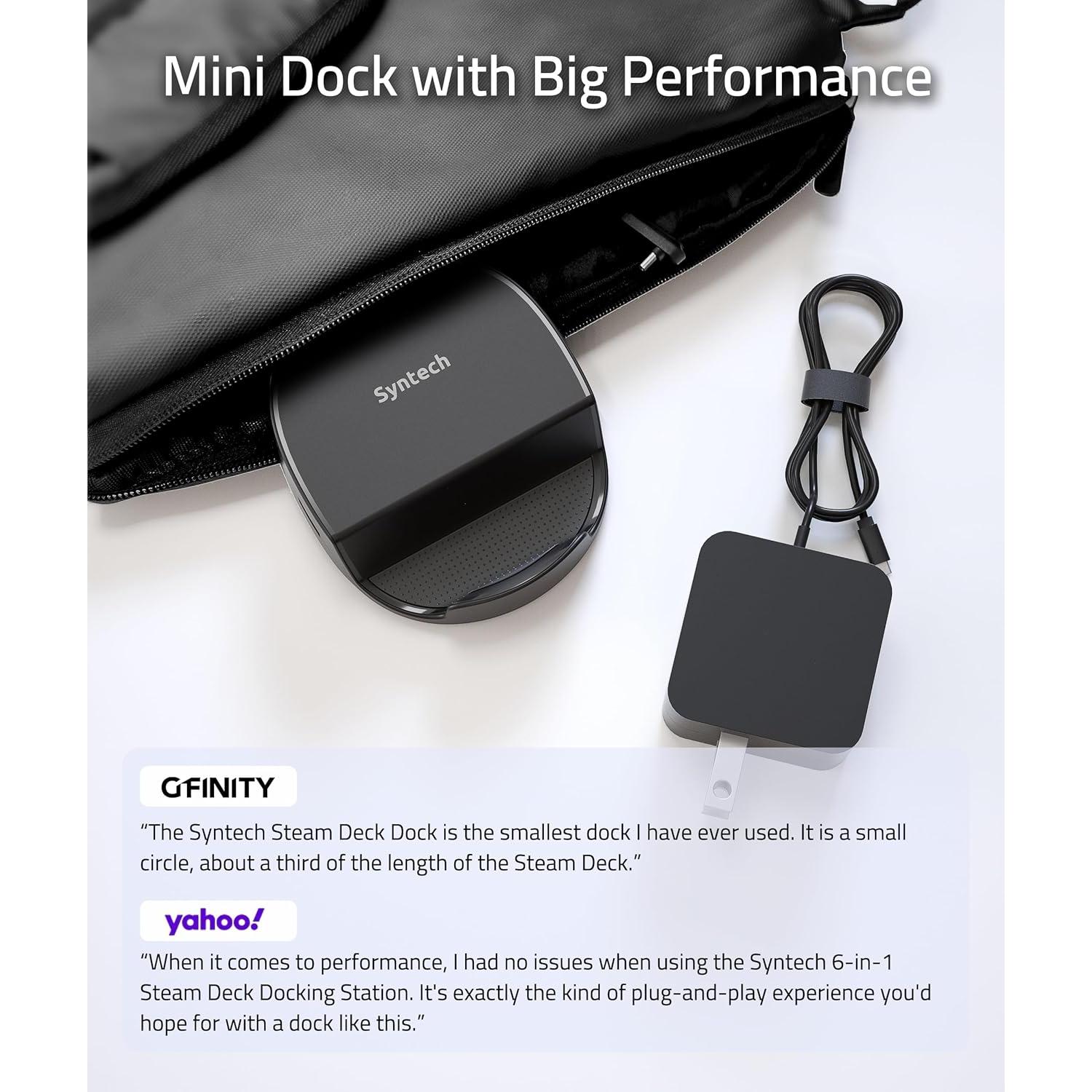 Base Mini Syntech 6-en-1 para Steam Deck y ROG Ally