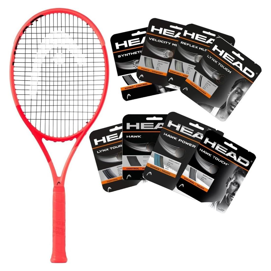 Raqueta de Tenis Do It Tennis Radical Elite - Grafito, Rojo Solar