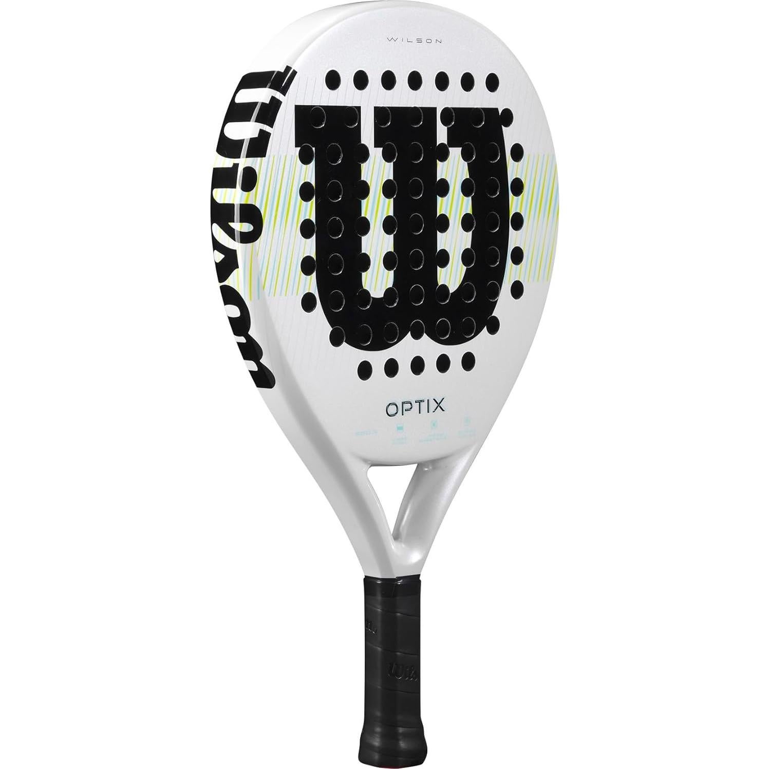 Pala de Padel Wilson Optix V1 Blanco/Verde 4 1/4"