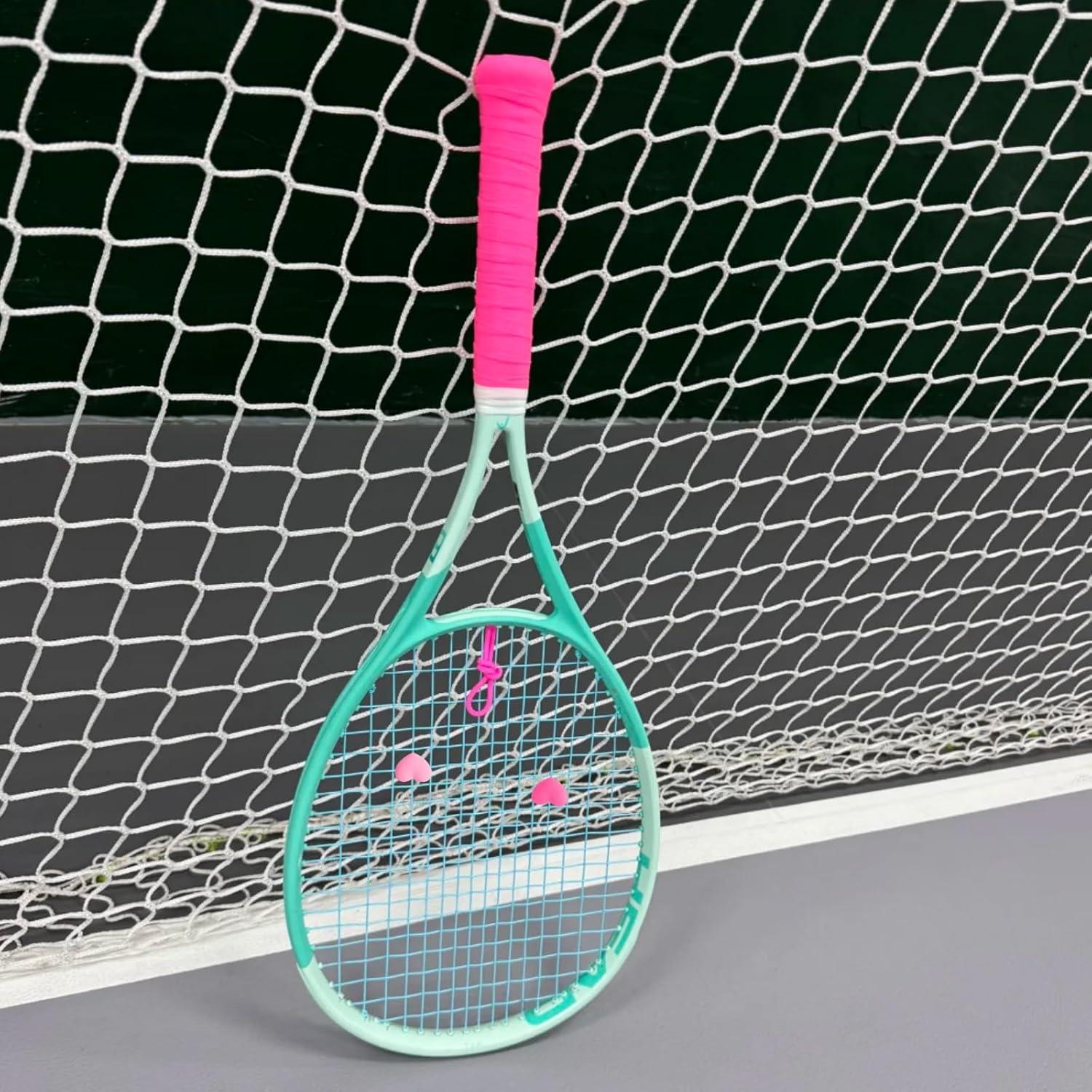 Empuñaduras de Tenis y Bádminton QF ENTHUSY - Paquete de 3 Rosa