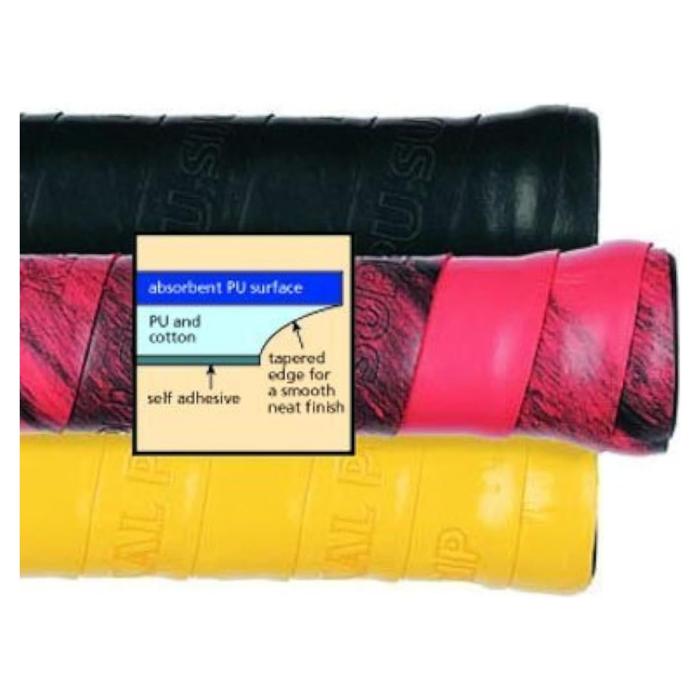 Karakal PU Super Grip - 1 Docena Colores Asortidos