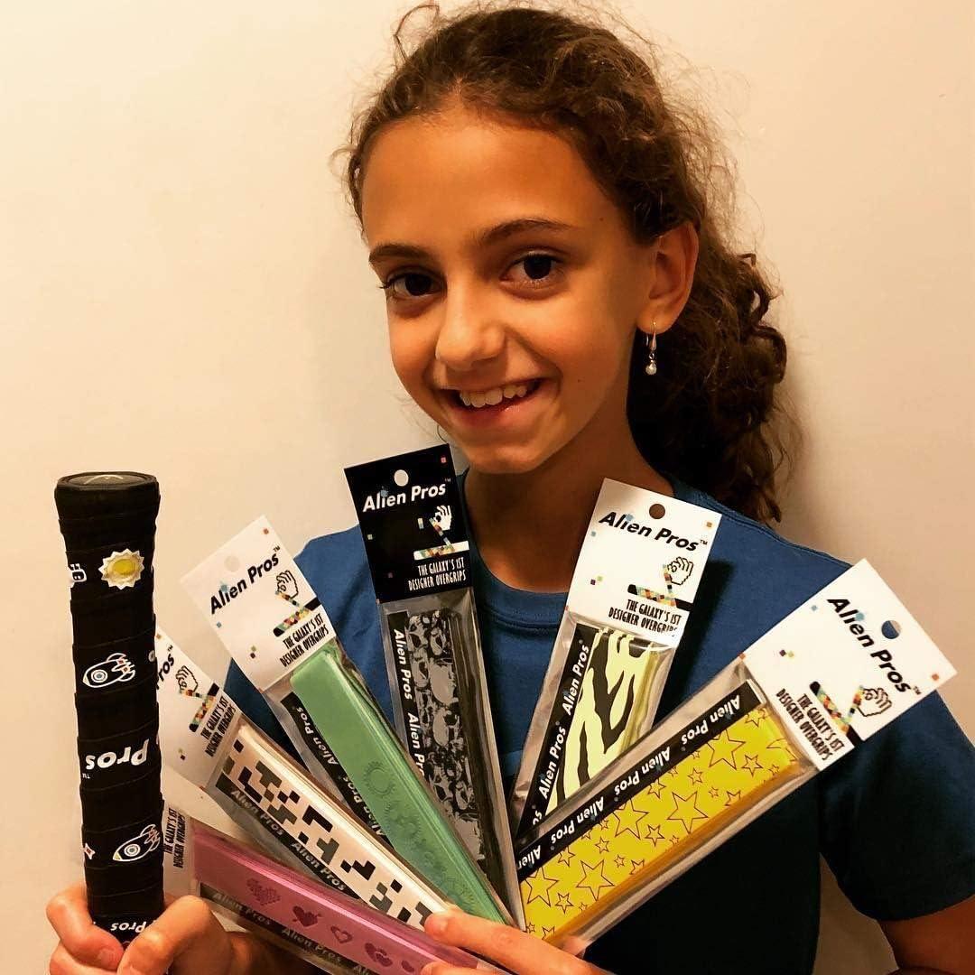Cinta de agarre para raqueta de tenis ALIEN PROS - Paquete de 6