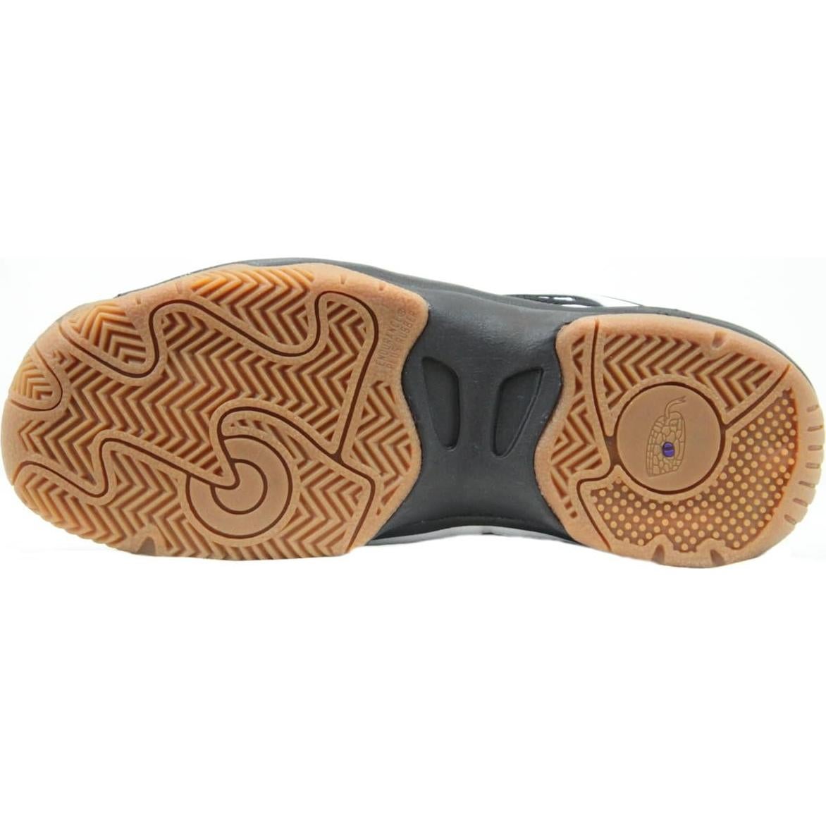 Zapato Racquetball Python Ancho EE para Interior - Negro/Blanco