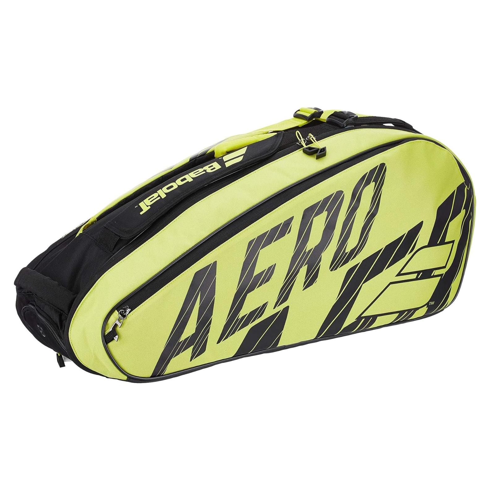 Bolsa de Tenis Babolat RH6 Pure Aero - Negro Amarillo