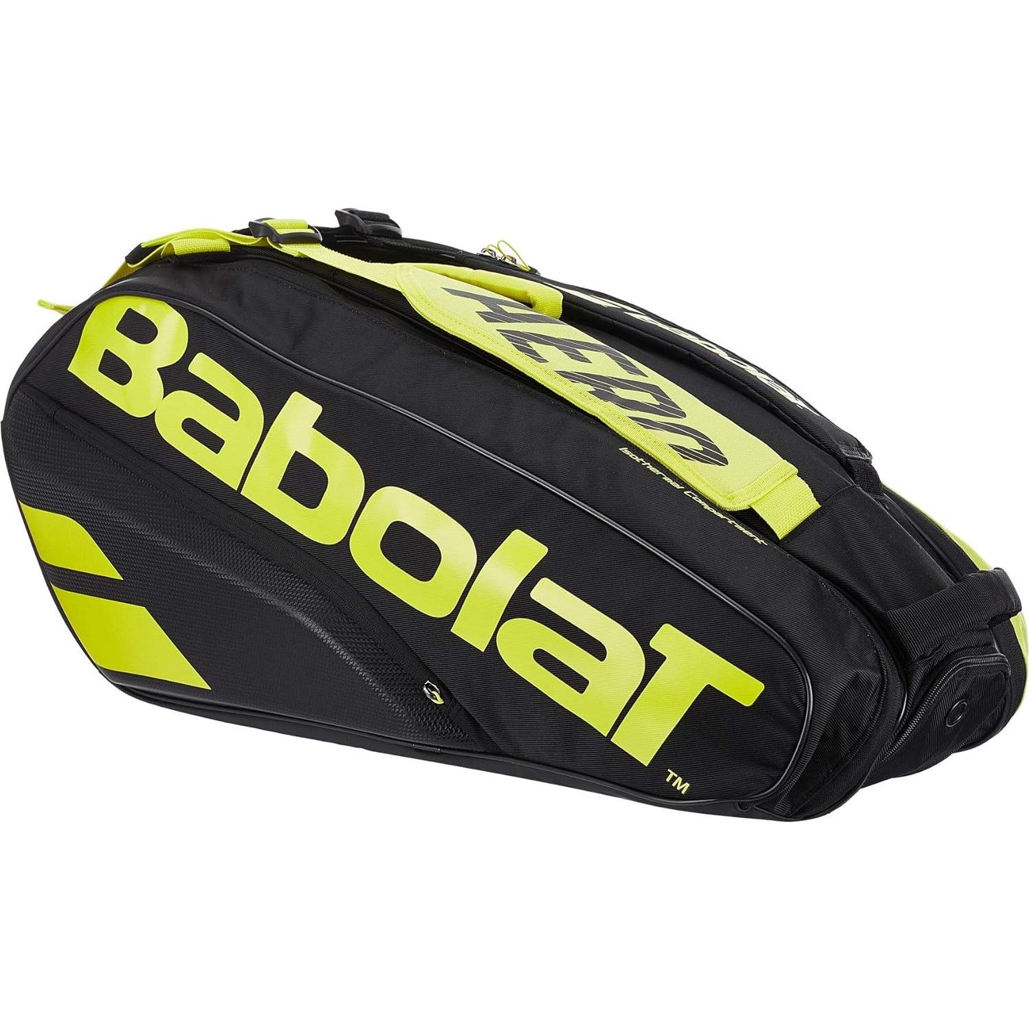 Bolsa de Tenis Babolat RH6 Pure Aero - Negro Amarillo