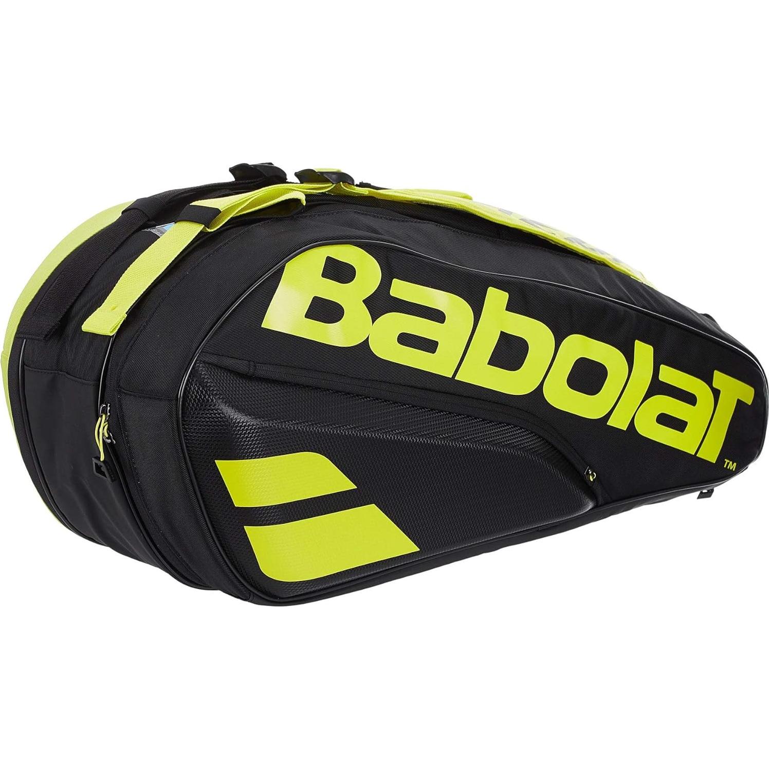 Bolsa de Tenis Babolat RH6 Pure Aero - Negro Amarillo