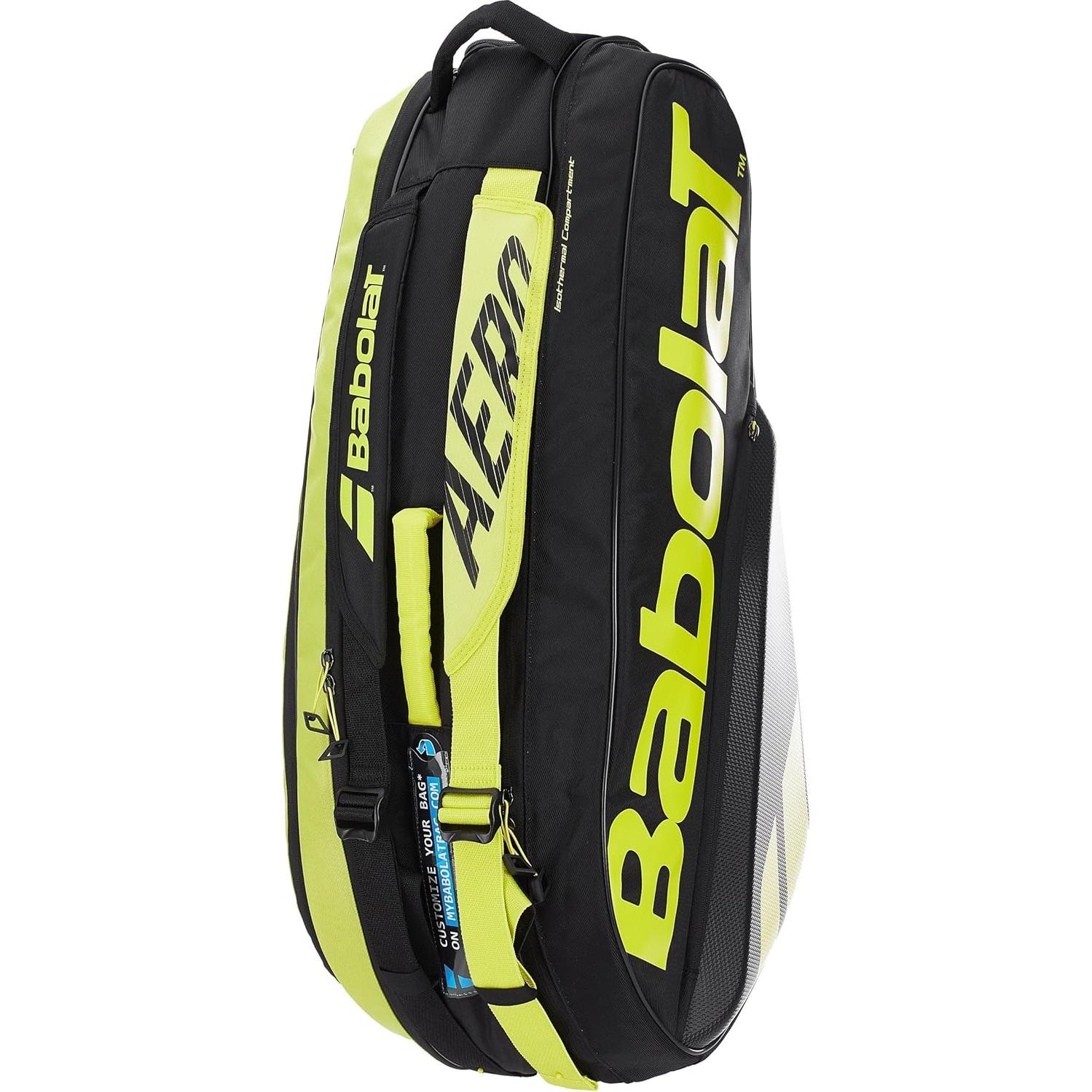 Bolsa de Tenis Babolat RH6 Pure Aero - Negro Amarillo