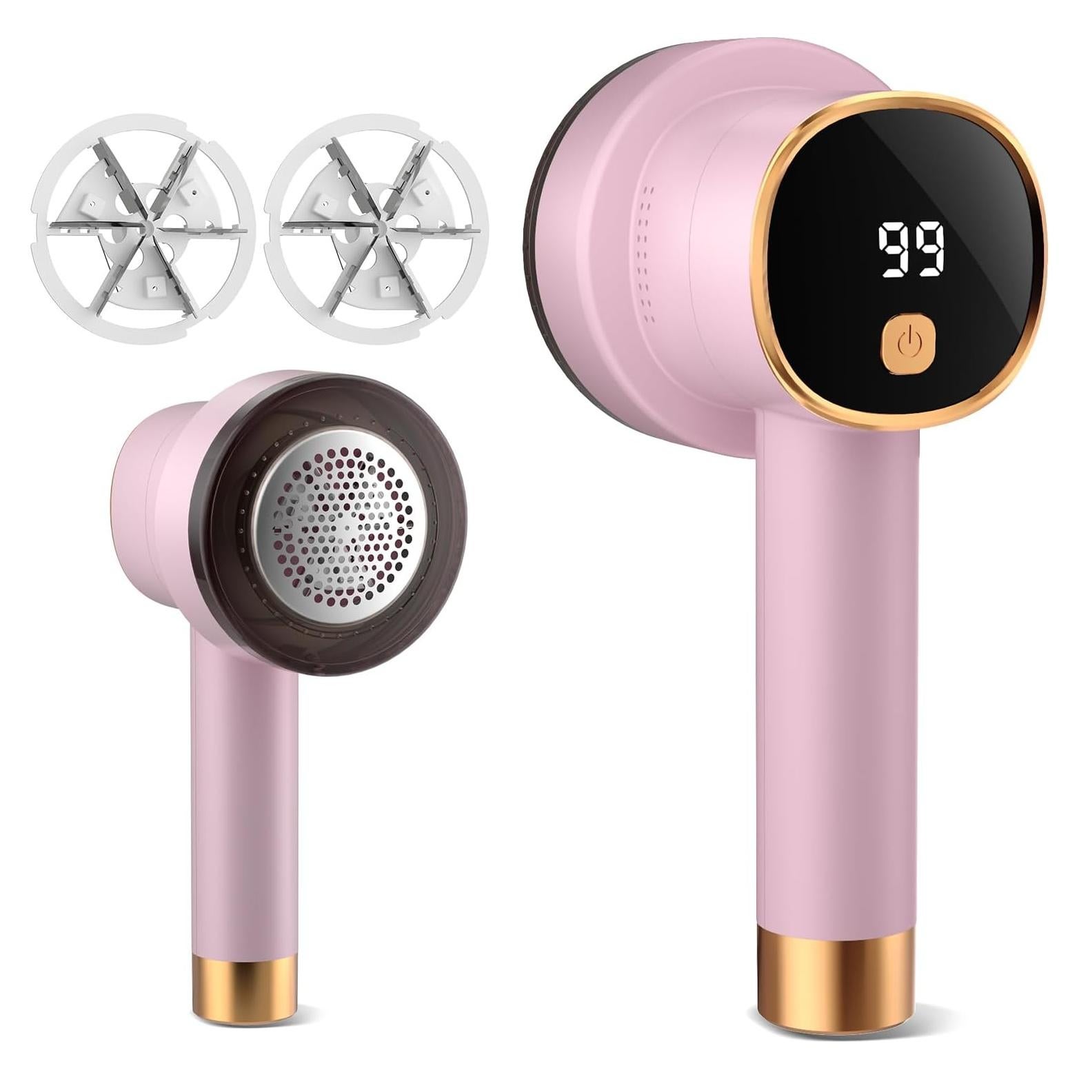 Raspador de Pelusa LVAINIT Rosa 6 Cuchillas 3 Velocidades