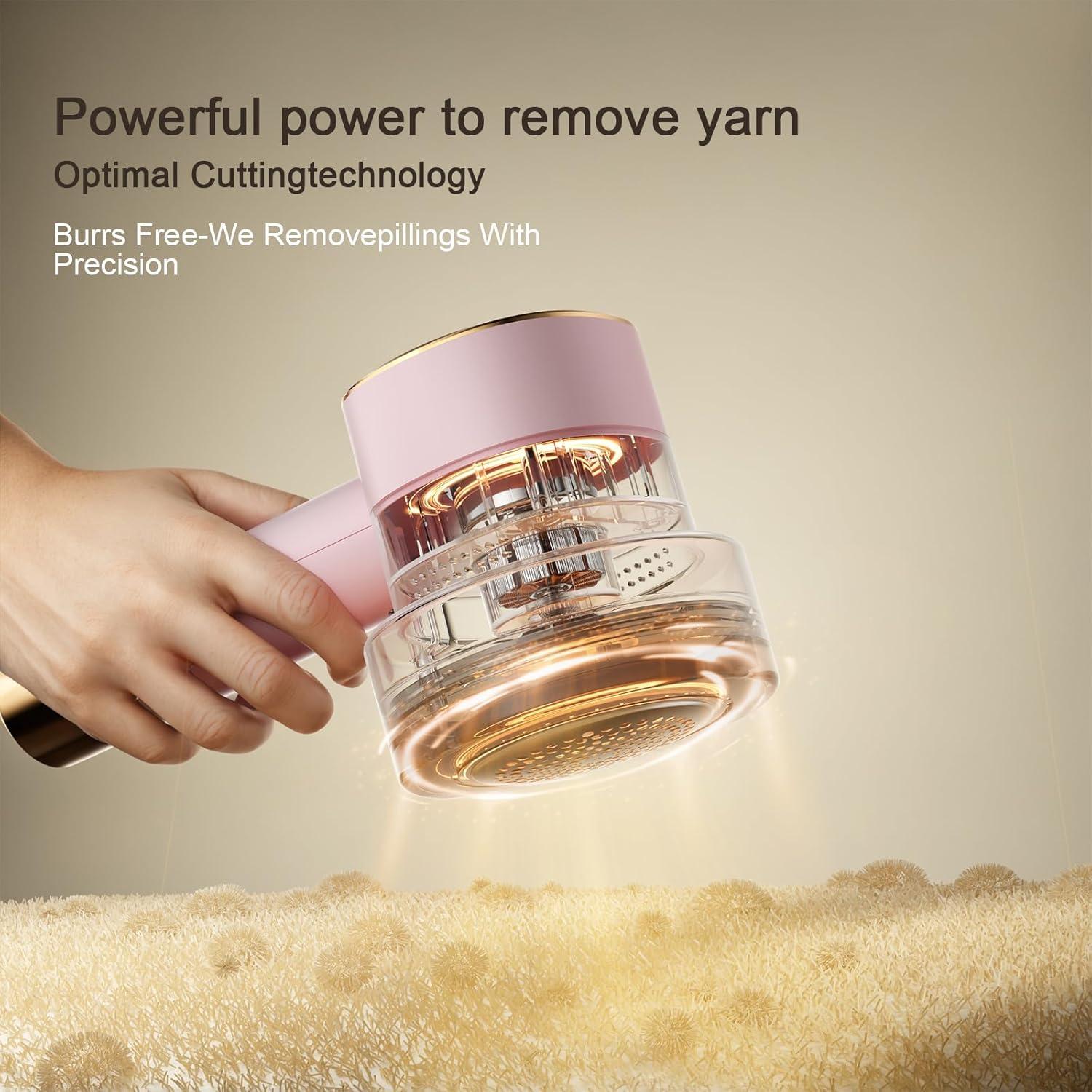 Raspador de Pelusa LVAINIT Rosa 6 Cuchillas 3 Velocidades