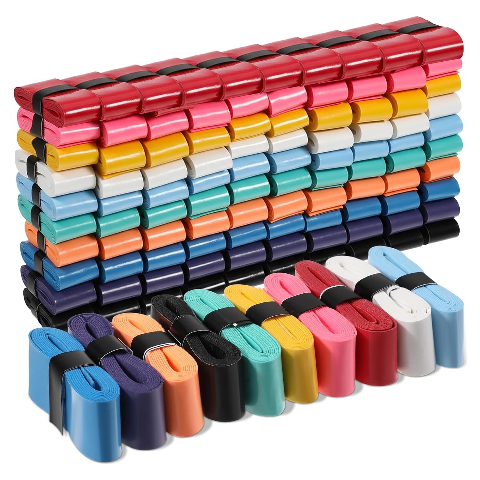 100 Overgrips Antideslizantes JJUNW para Raquetas de Tenis y Bádminton