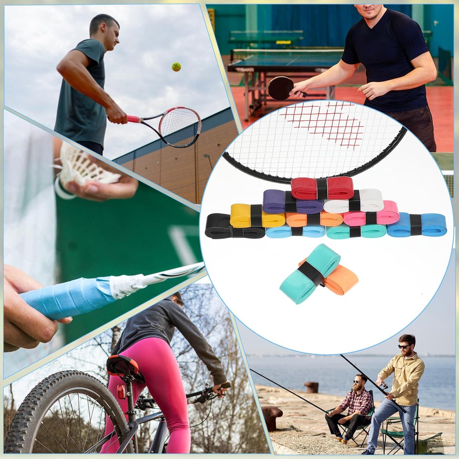 100 Overgrips Antideslizantes JJUNW para Raquetas de Tenis y Bádminton
